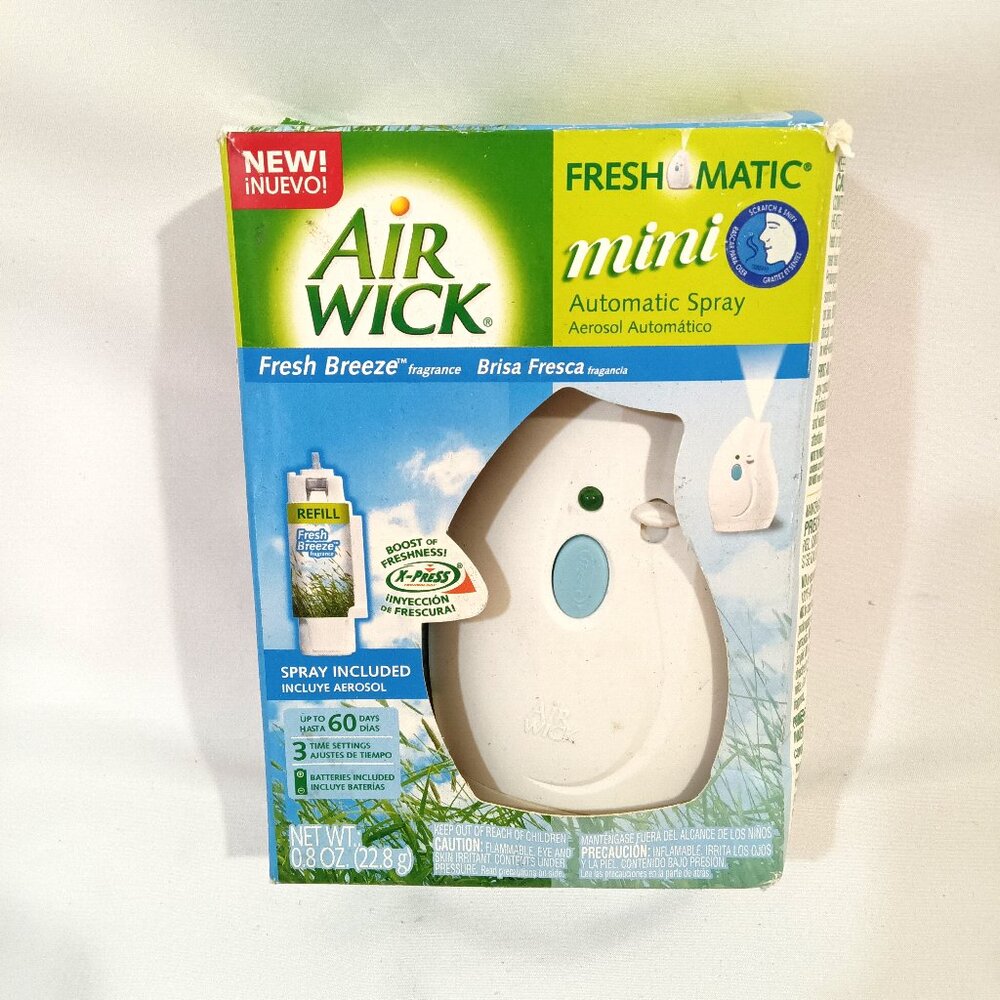 Air Wick Fresh Matic Mini Automatic Spray Fresh Breeze Spay Included 60 Days